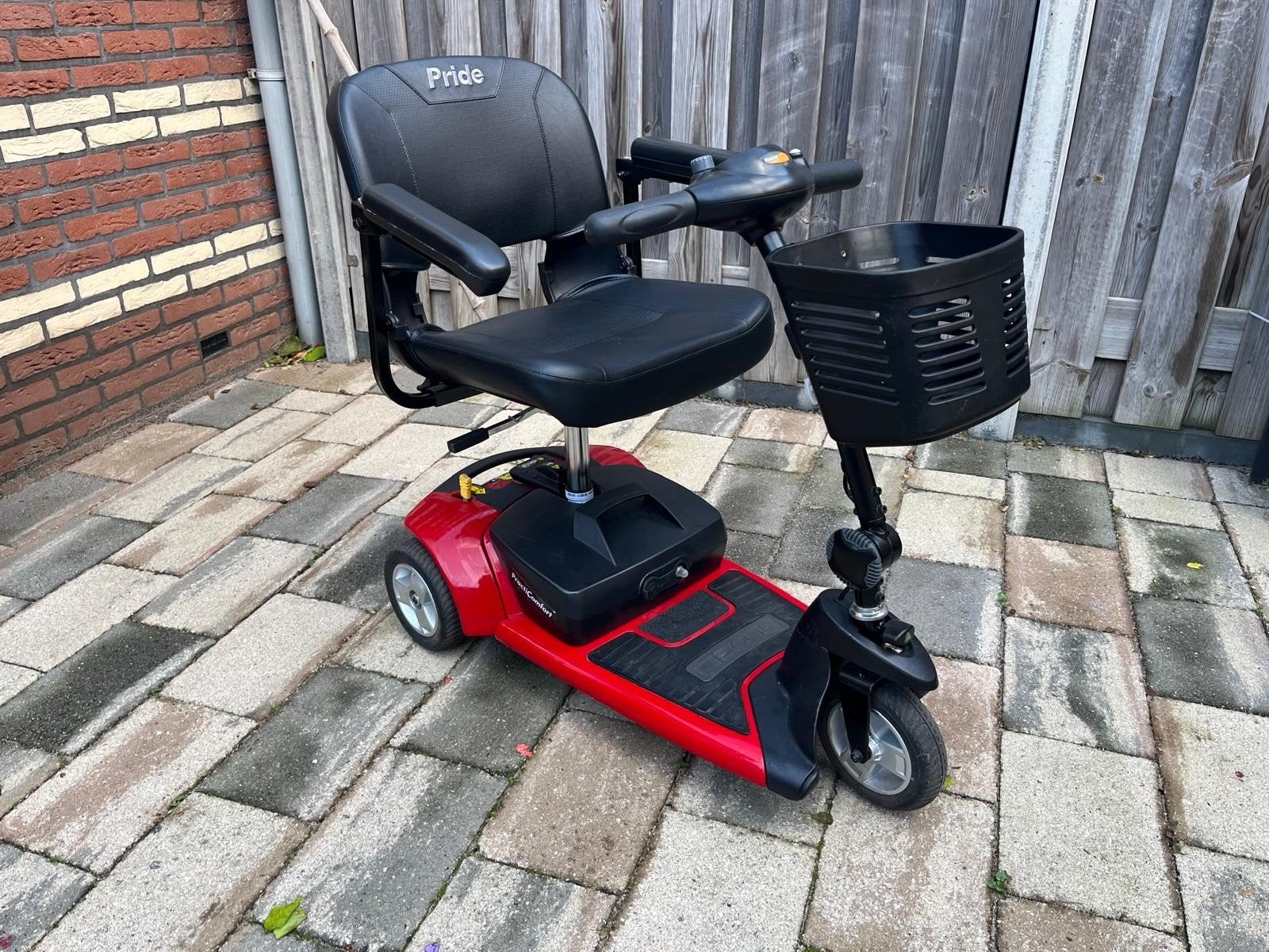 SUPER AANBOD: Scootmobiel Pride opvouwbaar, Ophalen, Zo goed als nieuw, Practicomfort