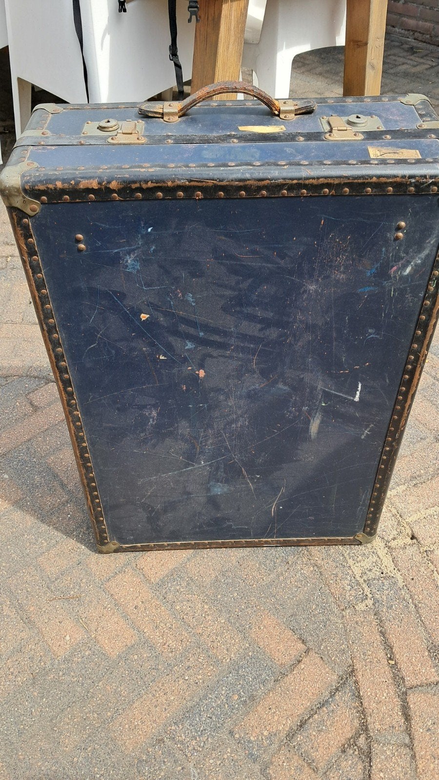 Vintage Koffer - Decoratief en Ruim, Ophalen, Overige materialen, 50 tot 60 cm, 35 tot 45 cm