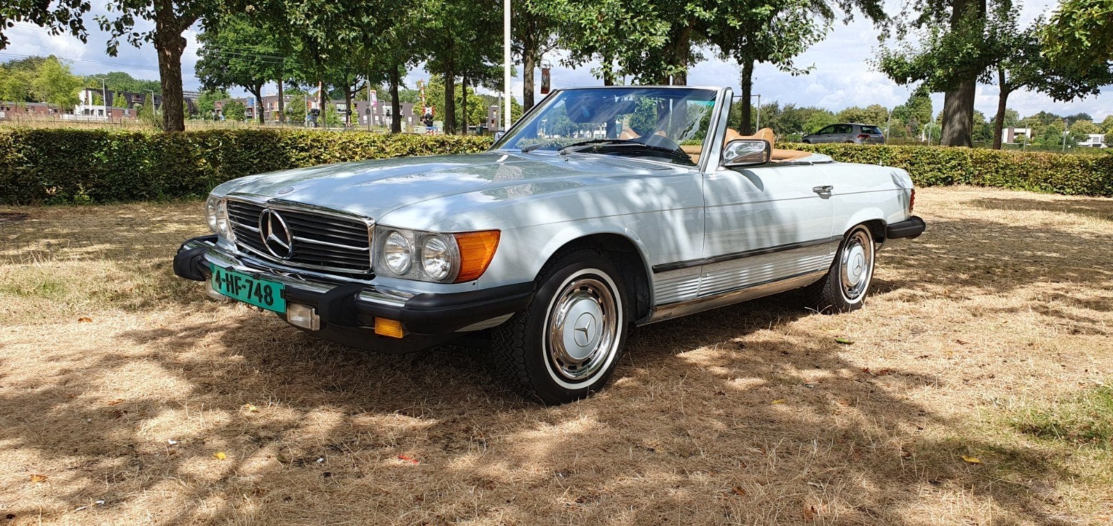 mercedes 450 sl v8 top showroom staat alle inruil mogelijk, Automaat, Achterwielaandrijving, Zwart, Cabriolet