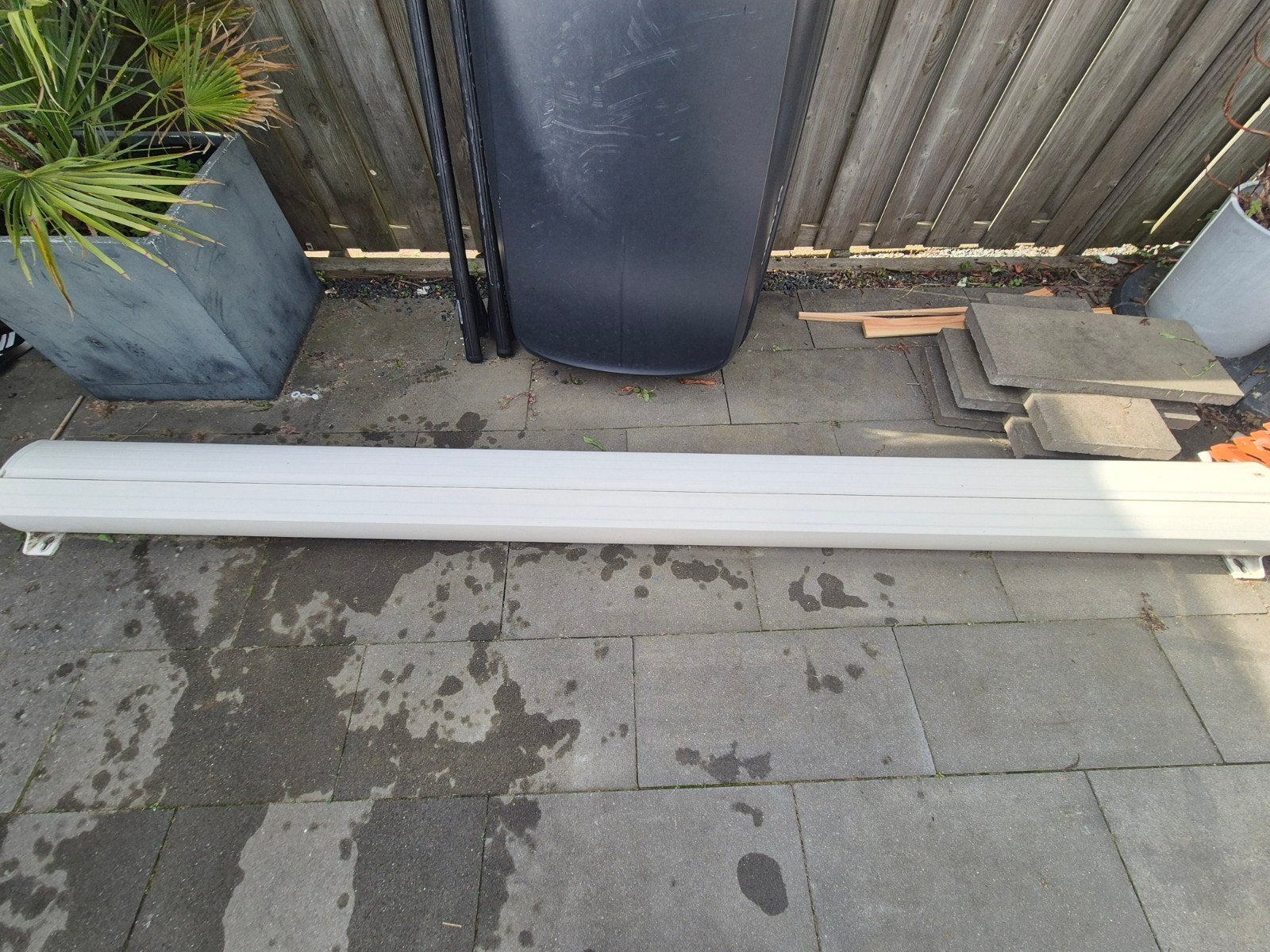 sunline zonnescherm 3 meter breed, Ophalen, Gebruikt, 150 tot 300 cm, 250 cm tot 450 cm