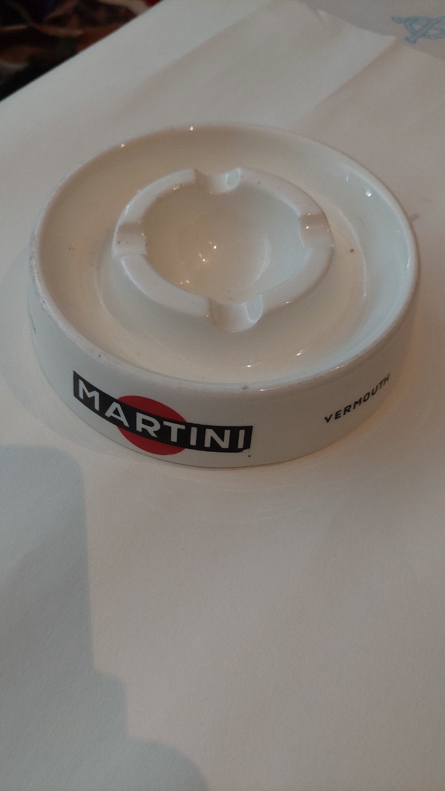 Vintage Martini, Kronenbourg, Jägermeister asbakken, Verzenden, Gebruikt, Asbak