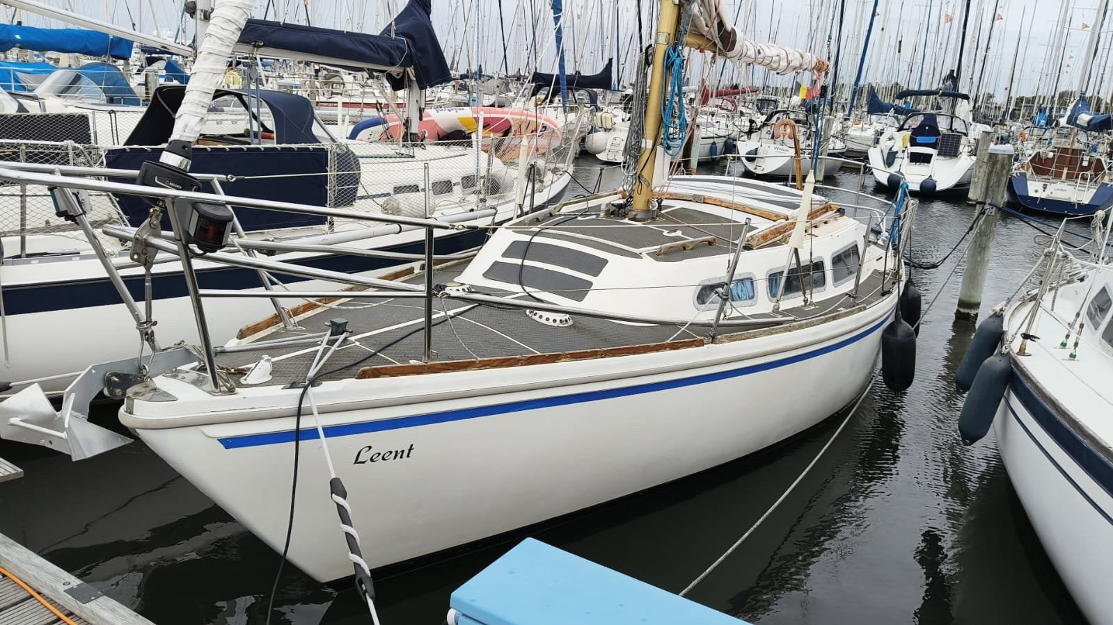 Kajuit zeilboot Jaquar 27 Catalina - Zeilklaar, Ophalen, Overige merken, Gebruikt, Binnenboordmotor