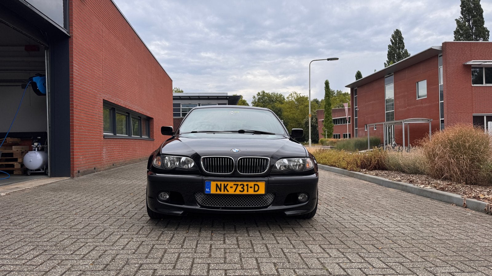 BMW E46 320i Touring M-Sport | Black Sapphire | 6-cilinder, Auto's, Achterwielaandrijving, 1440 kg, Alcantara, Zwart