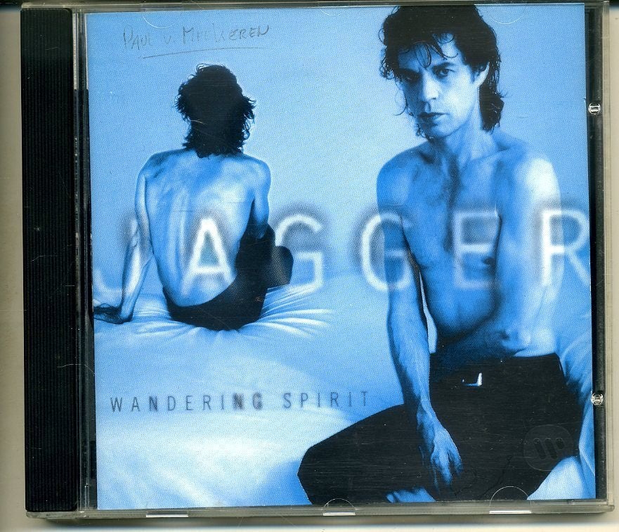 Mick Jagger Wandering Spirit 14 nrs CD 1990 ZGAN, Ophalen of Verzenden, Zo goed als nieuw, Classic Rock, Inclusief doosje