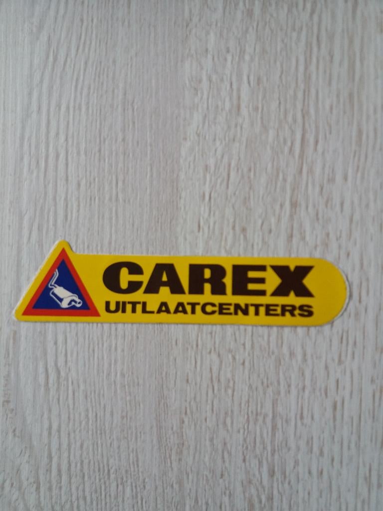 sticker CAREX uitlaatcenters, Ophalen of Verzenden, Zo goed als nieuw, Bedrijf of Vereniging