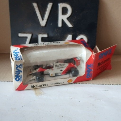 Onyx Model Cars Honda McLaren MP4/4 Alain Prost, Ophalen of Verzenden, Zo goed als nieuw, Auto, Overige merken