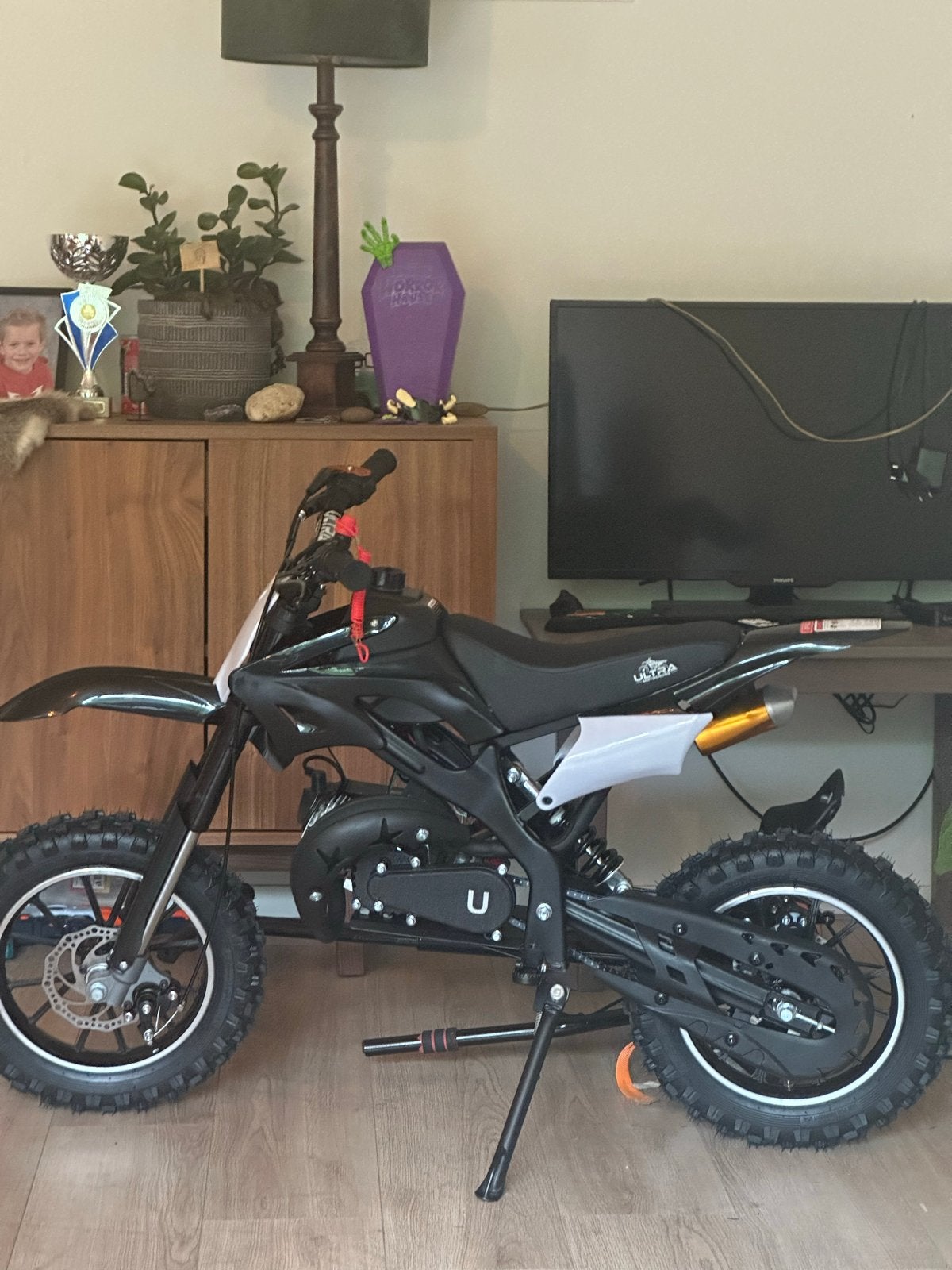 Nieuwe Crossmotor 49cc voor Kinderen - Slechts 1km gereden!, Nieuw, Ophalen, Overige merken
