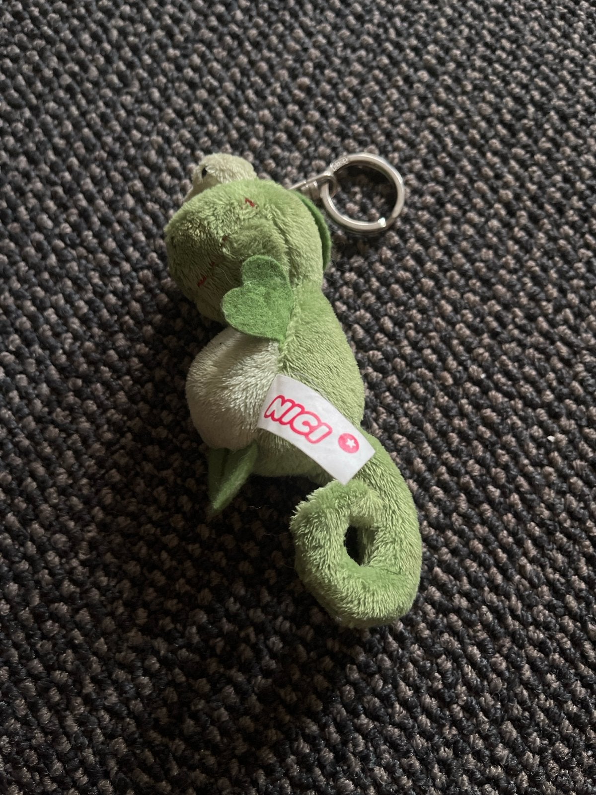 NICI Kikker sleutelhanger - Zo goed als nieuw, Kikker, Groen, NICI, Overige karakters
