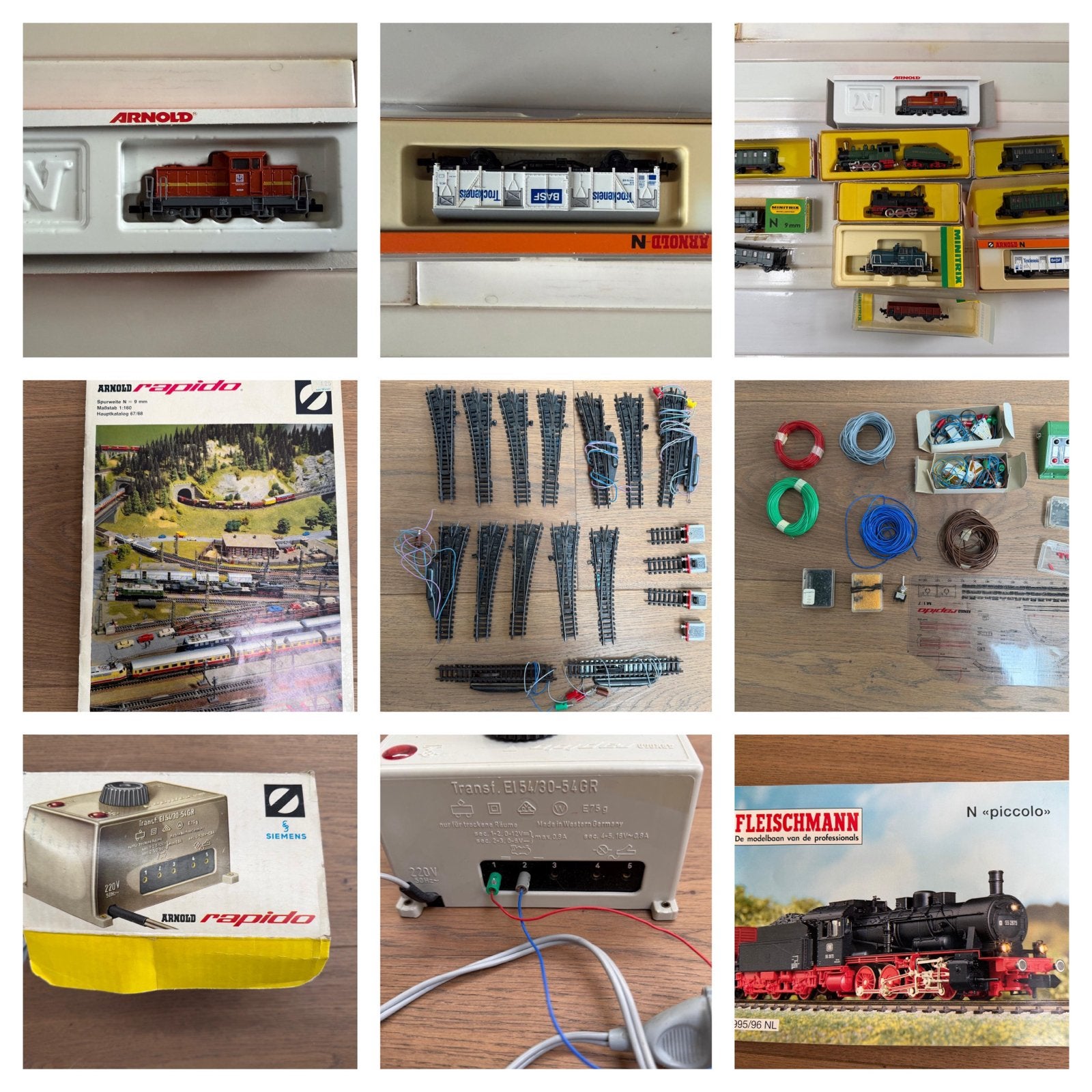 Grote collectie modeltreinen en toebehoren (N-schaal), Overige merken, Gelijkstroom, Ophalen of Verzenden, Gebruikt
