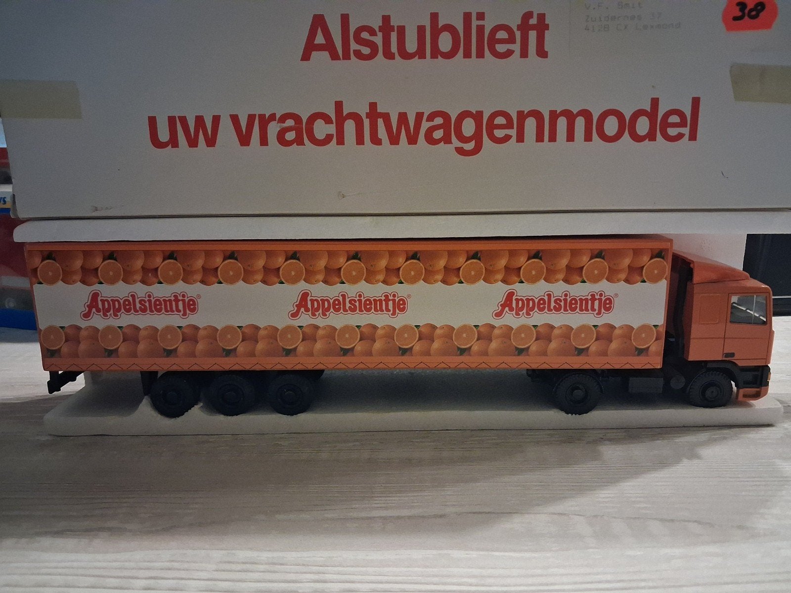 DAF 95 Appelsientje vrachtwagenmodel, Ophalen of Verzenden, Zo goed als nieuw, Overige merken