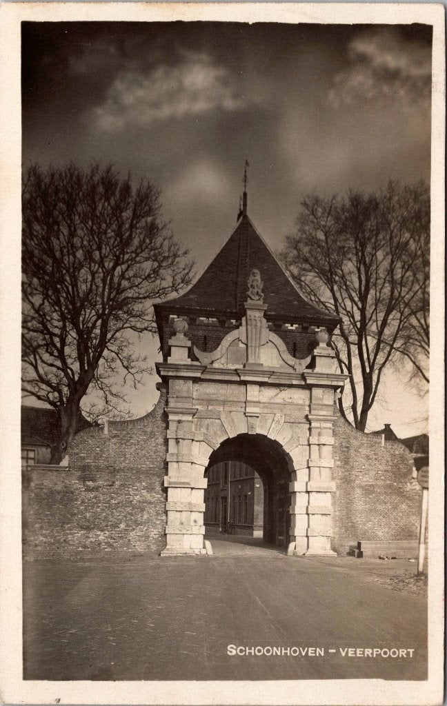 Schoonhoven - 7 oude ansichtkaarten, Verzenden, 1940 tot 1960, Ongelopen, Zuid-Holland