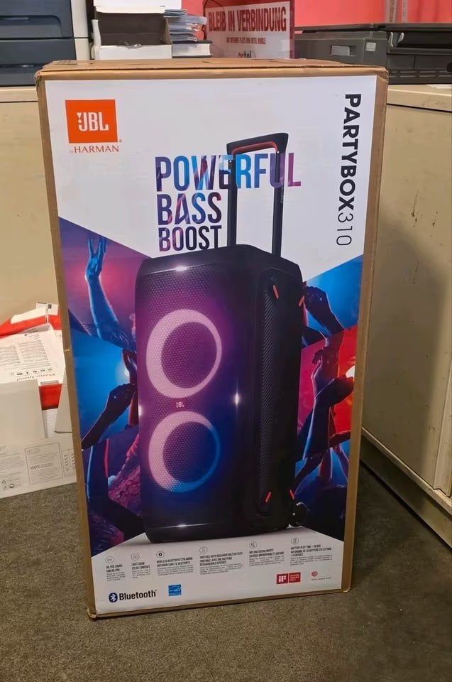 JBL Partybox 310 muziekluidspreker Bluetooth-box, Audio, Tv en Foto, Luidsprekers, 150 watt of meer, JBL, Party speaker, Ophalen of Verzenden