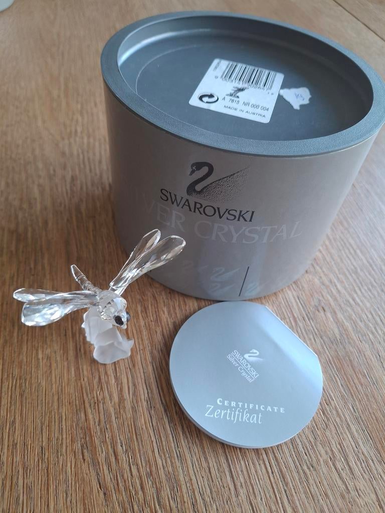 Swarovski in box, certificaat. Libelle (19), Verzamelen, Swarovski, Ophalen of Verzenden, Zo goed als nieuw, Figuurtje
