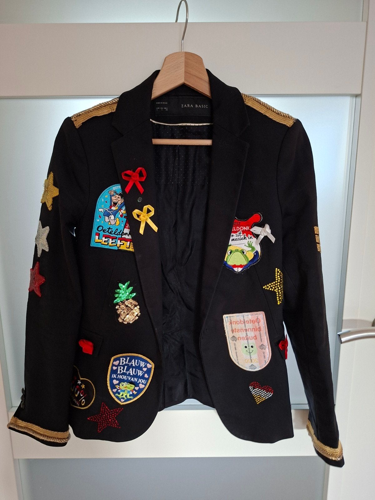 Oeteldonk jasje S/XS, Ophalen, Zwart, Jasje, Maat 36 (S)