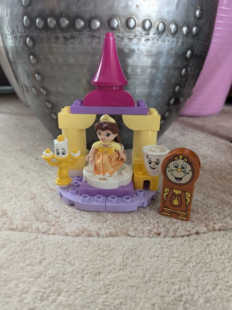 Lego DUPLO 10960 Belle's Balzaal, Ophalen of Verzenden, Zo goed als nieuw, Compleet, Complete set