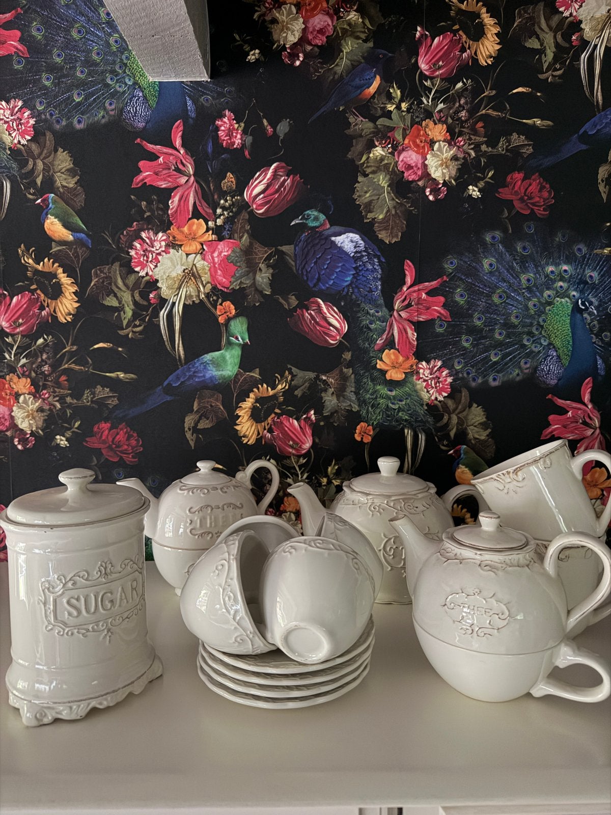 Brocante servies, Ophalen