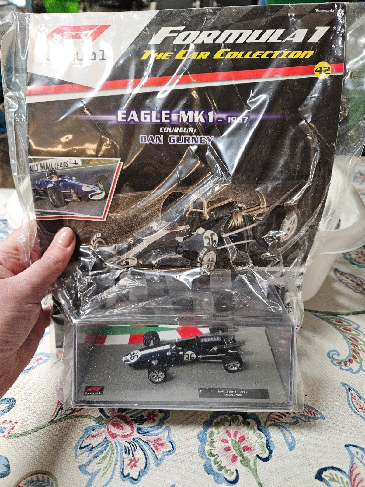 Formule 1 Eagle MK1 1967 Dan Gurney modelauto nieuw, Overige merken, 1:50 of kleiner, Auto, Nieuw