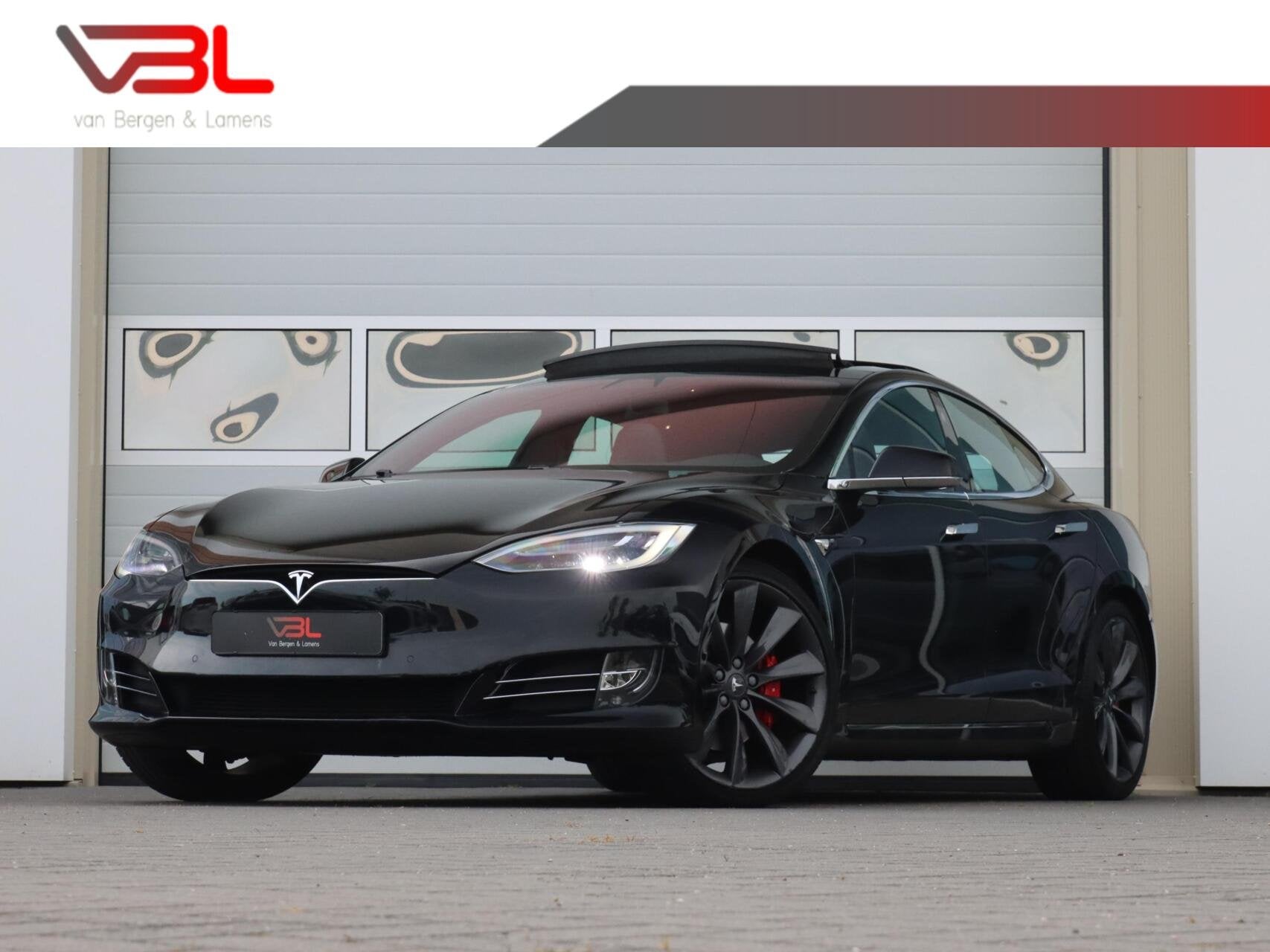 Tesla Model S 100D Performance | SOH 85% | Panoramdak | FSD, Auto's, Tesla, Automaat, 110 €/maand, Model S, Zwart