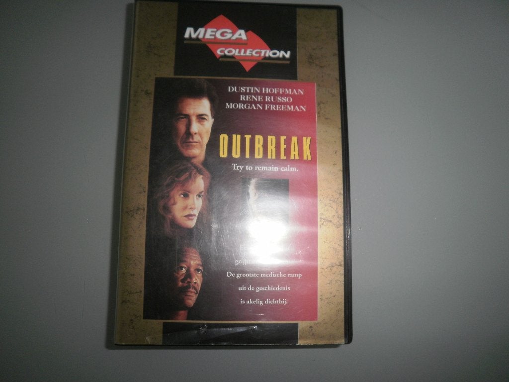 OUTBREAK! Thriller met D.Hoffman en M.Freeman Op VIDEO!, Vanaf 16 jaar, Verzenden, Zo goed als nieuw, Thrillers en Misdaad