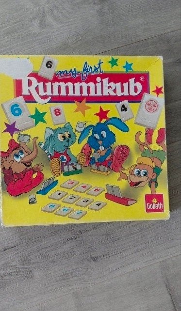rummikub kinder editie, Drie of vier spelers, Ophalen of Verzenden, Zo goed als nieuw, Goliath