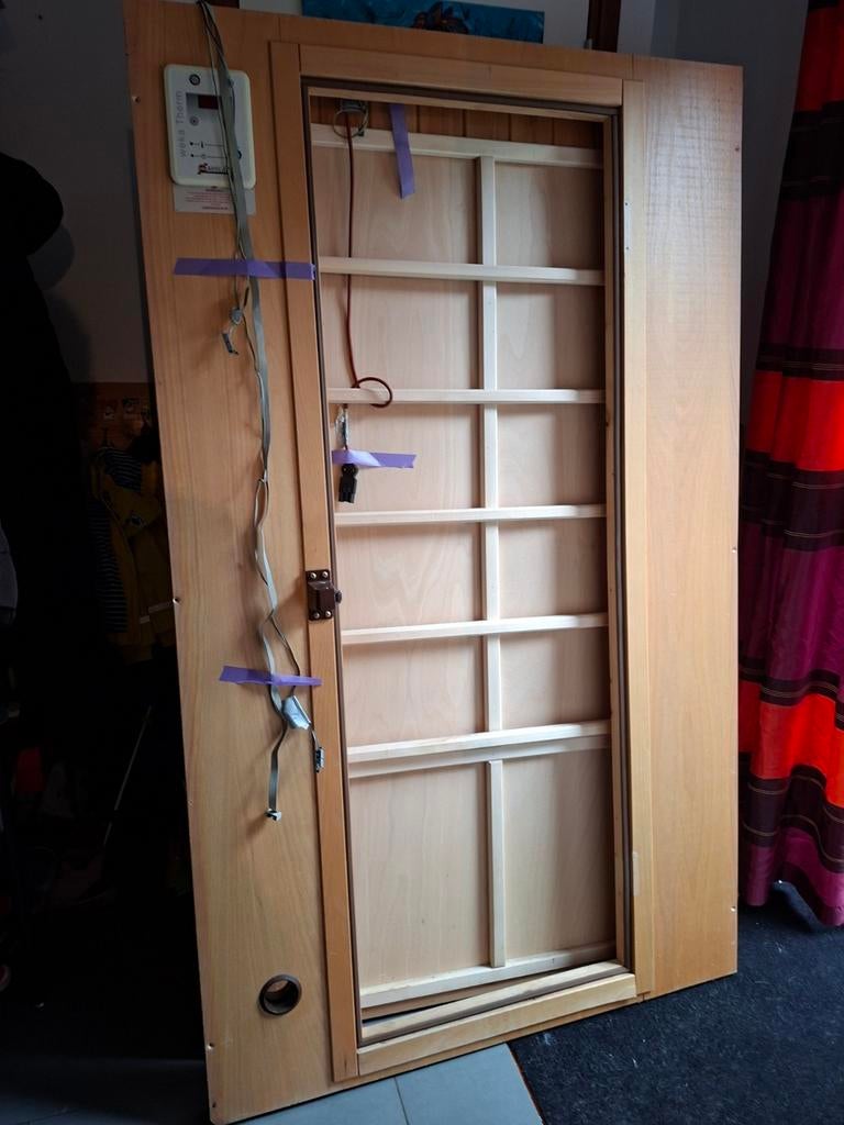 2pers infrarood sauna, Sport en Fitness, Sauna, Gebruikt, Onderdelen, Infrarood, Ophalen