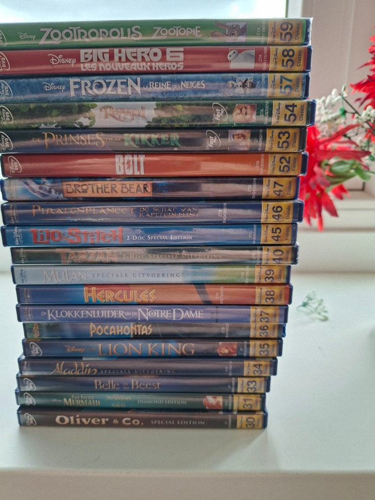 DISNEY dvd's ! NU OF NOOIT SLECHTS 1 EURO !!!, Cd's en Dvd's, Europees, Alle leeftijden, Ophalen of Verzenden, Zo goed als nieuw