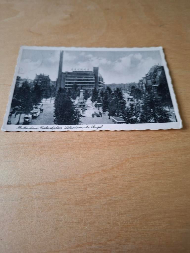Rotterdam callandplein Schiedamsche Singel militair, Verzamelen, Ophalen of Verzenden, 1940 tot 1960, Gelopen, Zuid-Holland