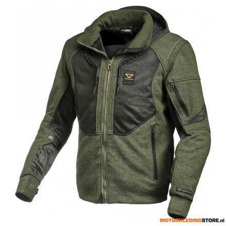 Macna Breeze Motorhoodie, Groen-Zwart, Motoren, Kleding | Motorkleding, Ophalen of Verzenden, Nieuw met kaartje