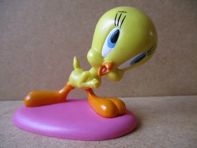 adv10441 tweety poppetje 12, Ophalen, Looney Tunes, Gebruikt, Beeldje of Figuurtje