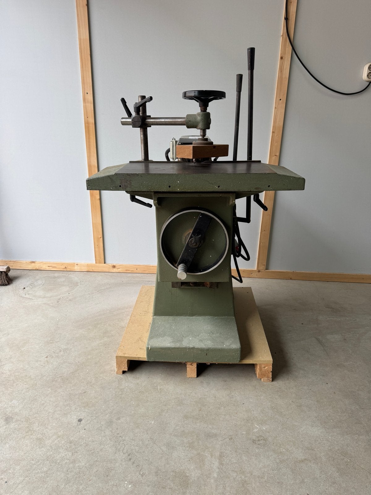 Langgatboormachine Verboom, Ophalen