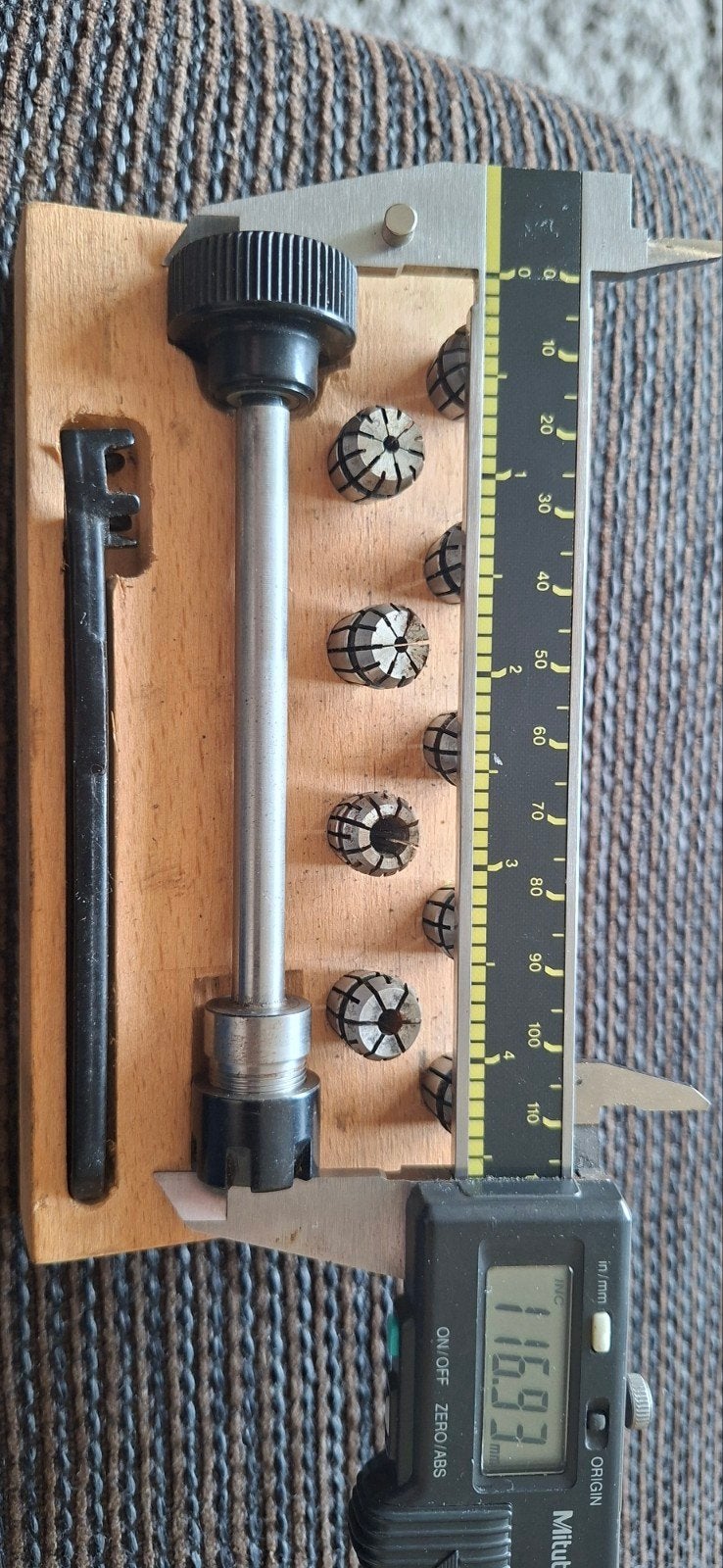 Spantangen set met houder., Ophalen of Verzenden, Zo goed als nieuw