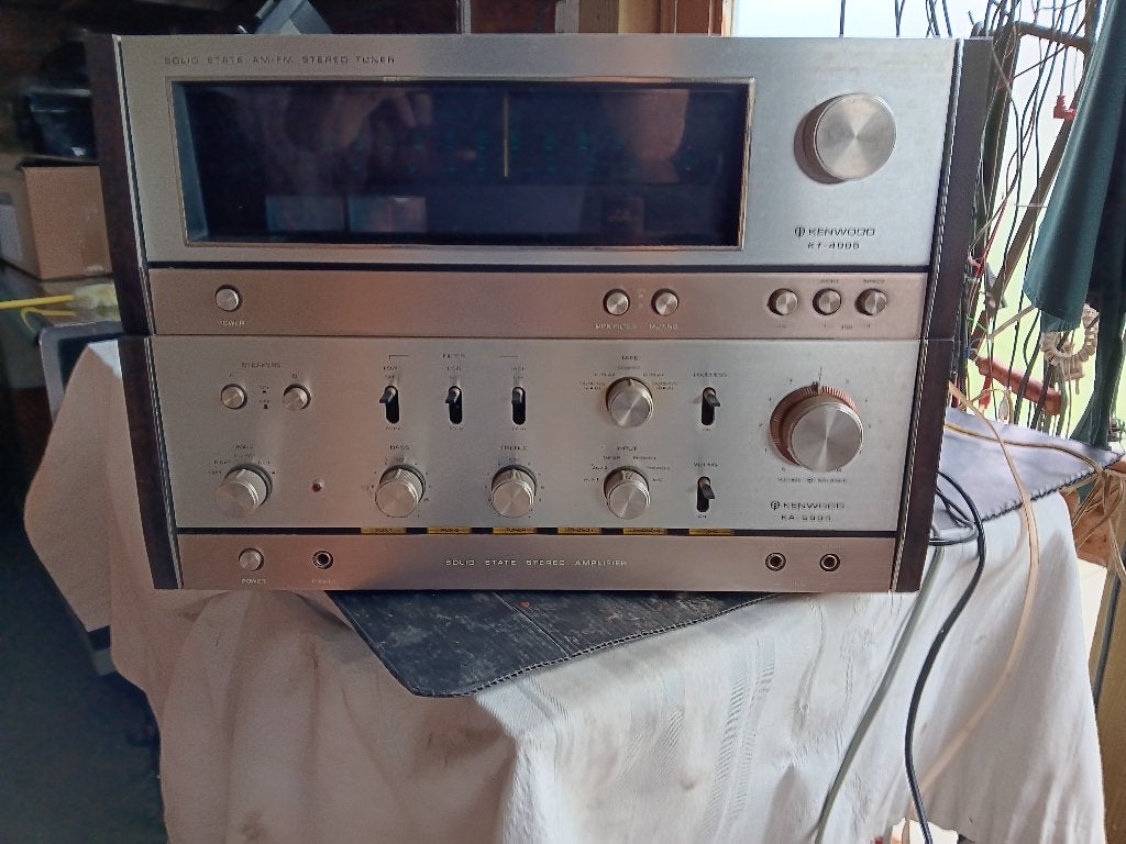 Versterker en tuner  Kenwood, Ophalen, Gebruikt, 120 watt of meer, Overige merken