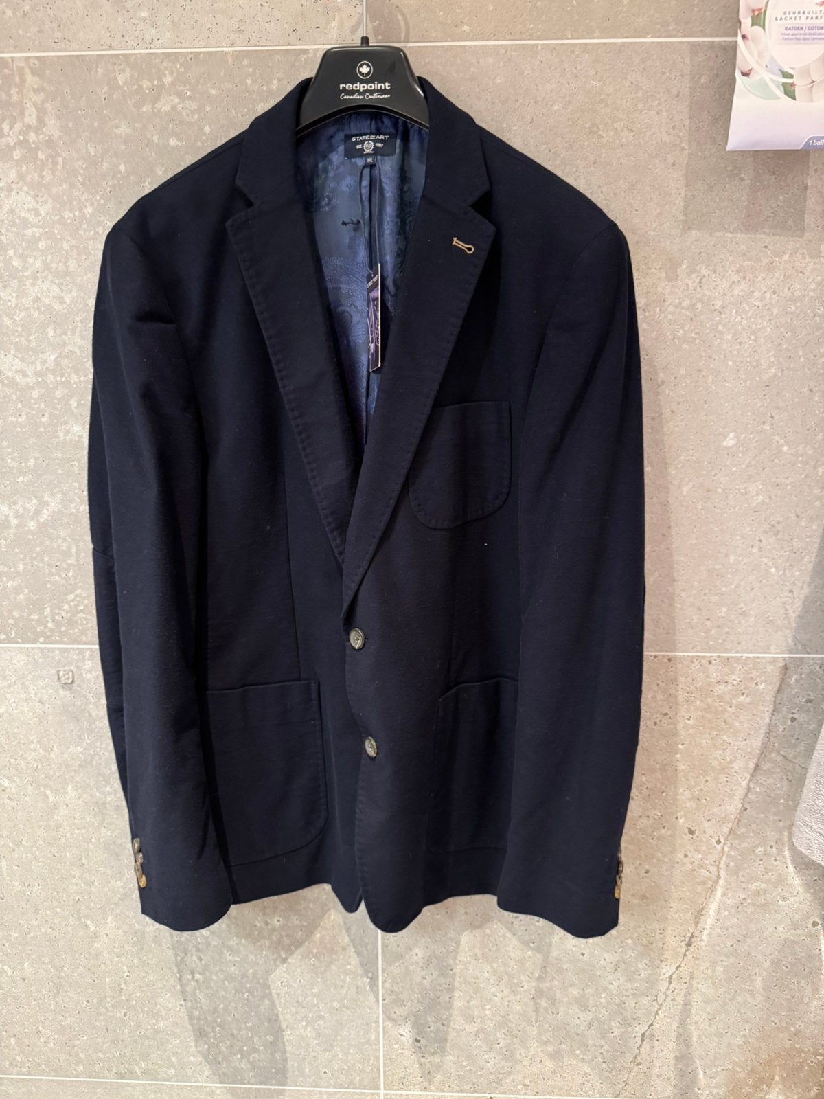State of art Colbert xxl, Verzenden, Nieuw, Overige maten, Blauw