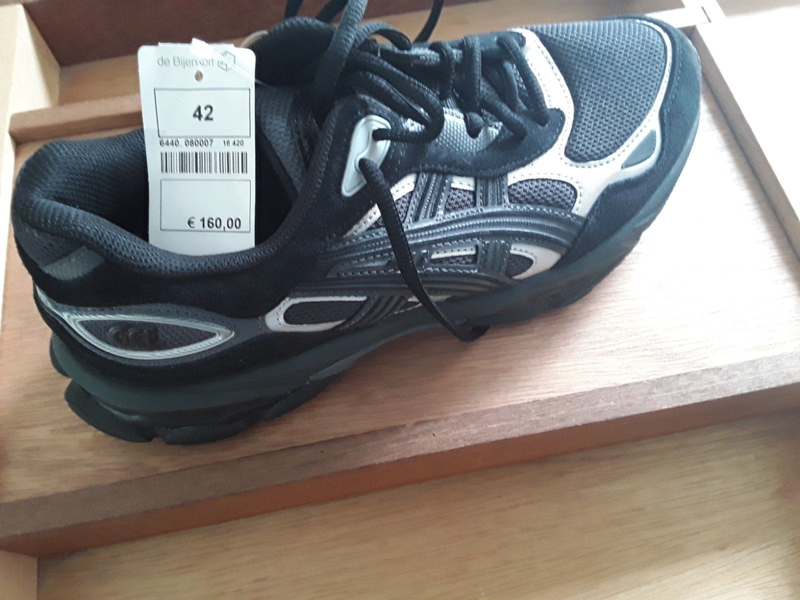ASICS GRAPHITE GREY BLACK MAAT 42  8HALF., Ophalen of Verzenden, Nieuw, Sneakers of Gympen