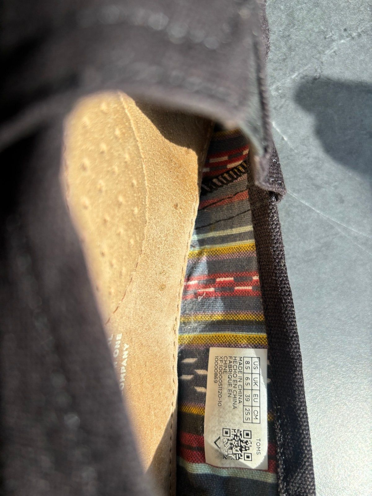 Mooie TOMS espadrilles- Zwart - Maat 38, Ophalen of Verzenden, Gedragen, Zwart, Instappers