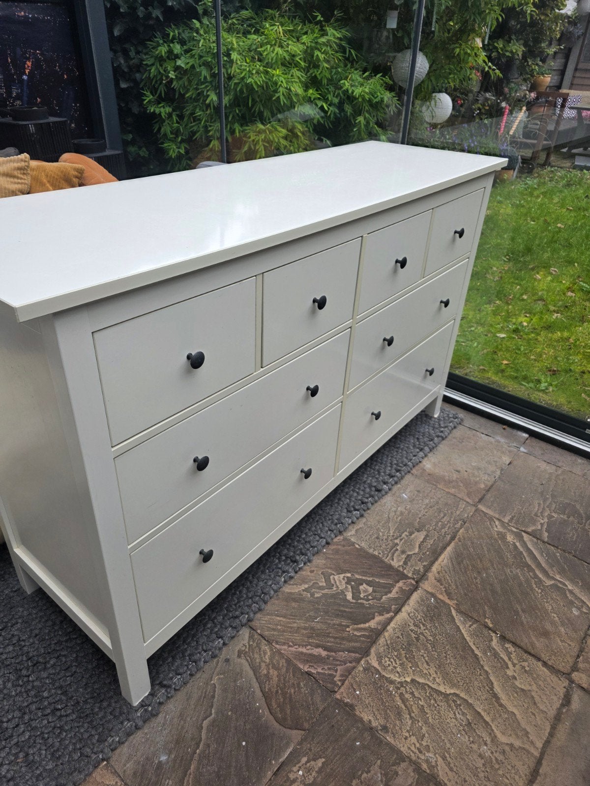 Ikea hemnes 8 ladekast / commode wit, Ophalen, Gebruikt, 5 laden of meer, 150 tot 200 cm