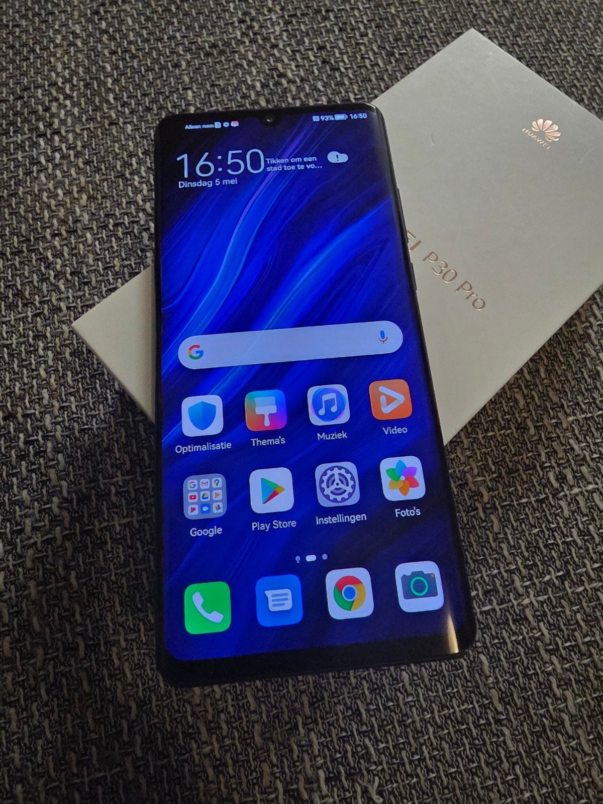 Huawei P30 Pro 128GB Als nieuw Vaste prijs, Ophalen, Zwart, Touchscreen, Zo goed als nieuw