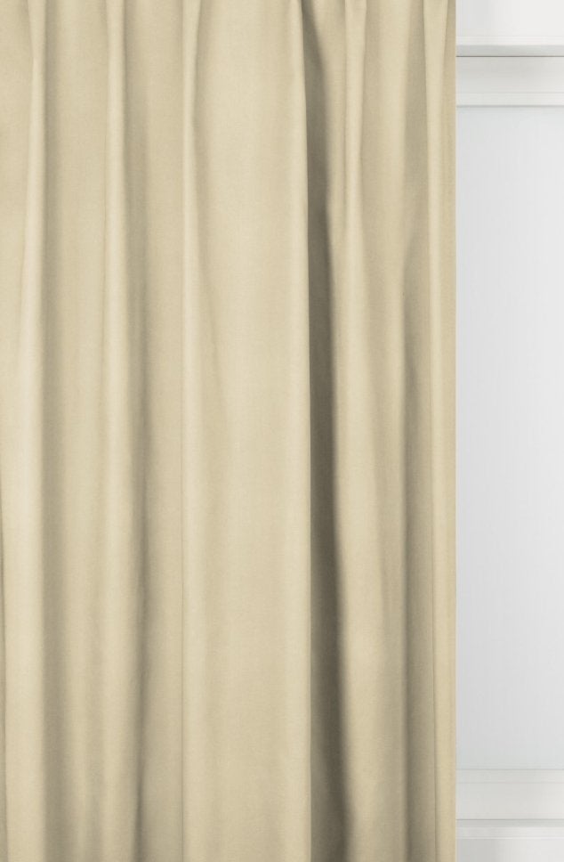 Velours gordijnen kamerhoog 433 cm breed ecru/ crème, Ophalen, 241 cm, Overige merken, 433 cm