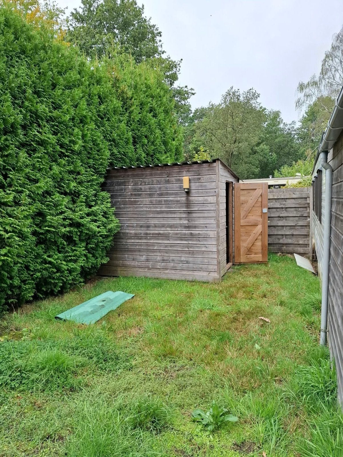 Houten schuur/opslagruimte - afmetingen, Ophalen, Gebruikt, Overige materialen