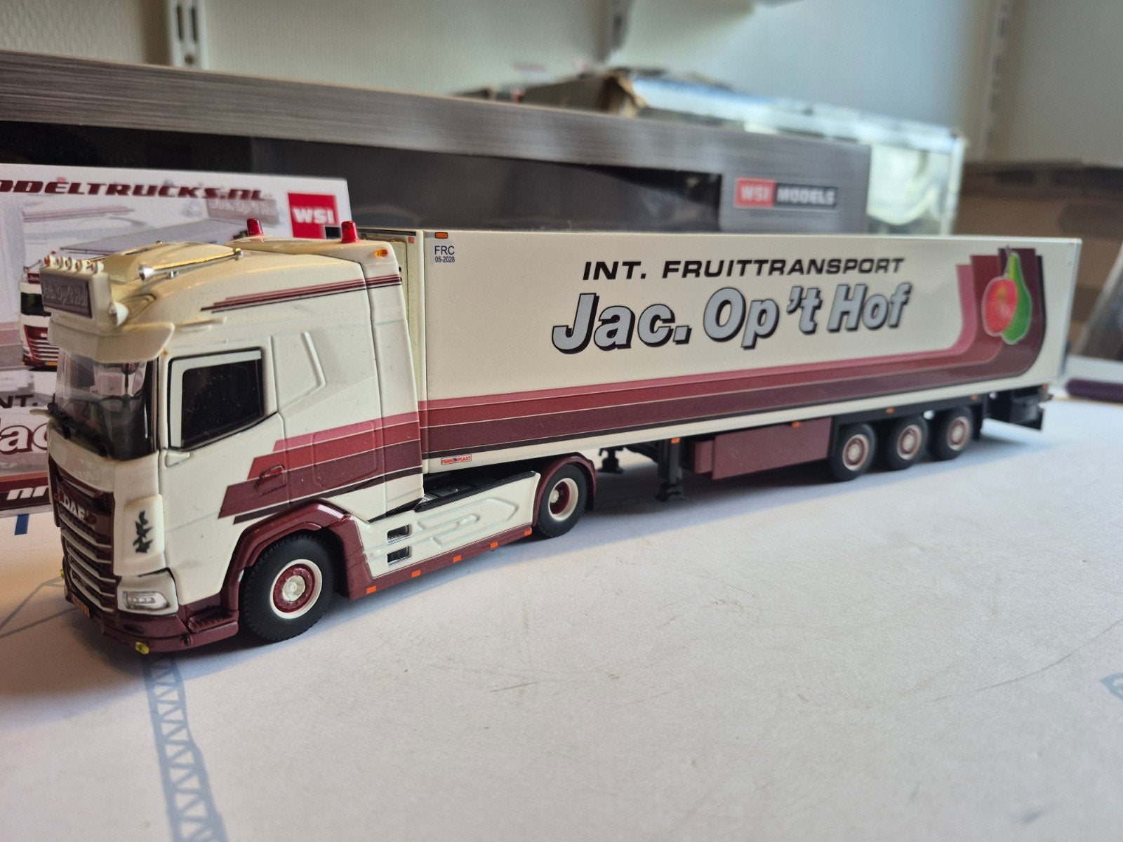 daf xg jac op 't hof fruittransport, Hobby en Vrije tijd, Ophalen of Verzenden, Nieuw, Bus of Vrachtwagen, Wsi