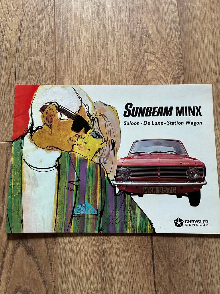 Sunbeam Minx brochure, Ophalen of Verzenden, Zo goed als nieuw, Overige merken