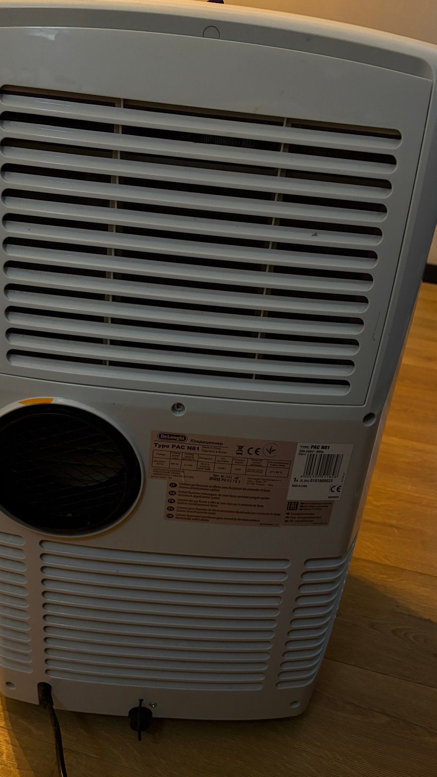Nette Mobiele Airco Zonder Slang - Delonghi PAC N81, Ophalen, Minder dan 60 m³, Timer, 3 snelheden of meer