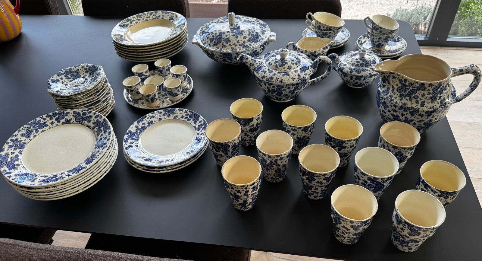 Beatrix porselein servies Societe Ceramique, grote set, Ophalen