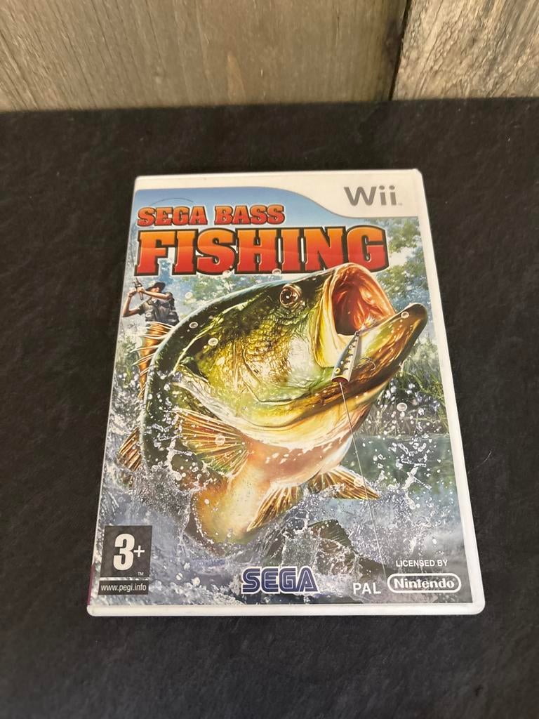 Sega Bass Fishing - Wii Spel (PAL), Gebruikt, Overige genres, 1 speler, Ophalen of Verzenden