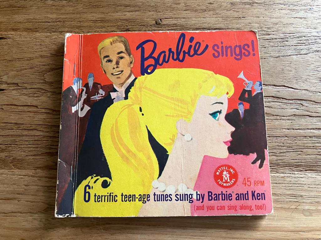 Barbie Sings! Vintage vinyl singletjes uit 1961, Ophalen of Verzenden, Gebruikt, Pop
