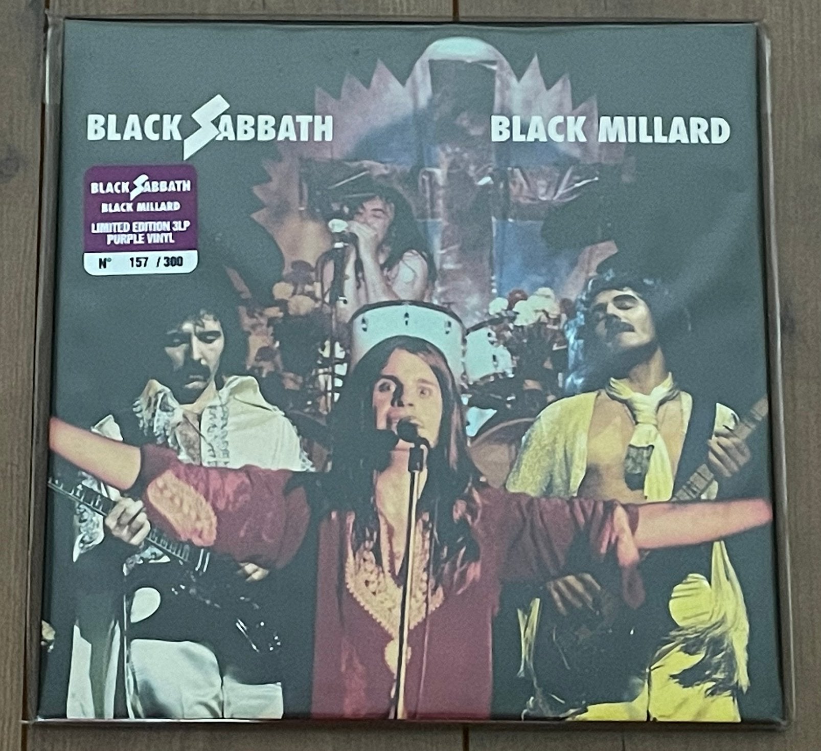 Black Sabbath - Black Millard 3lp / Ltd to 300, Purple Vinyl, Beschermende buitenhoes, Hardrock, Ophalen of Verzenden, 12 inch