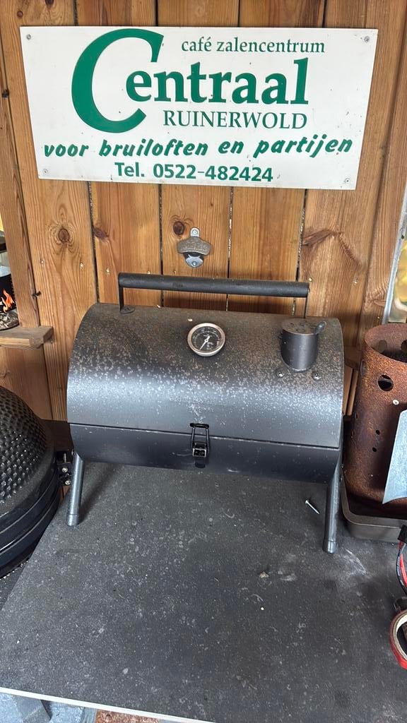 Leuke mini smoker/BBQ, 2 x gebruikt, Ophalen of Verzenden, Gebruikt