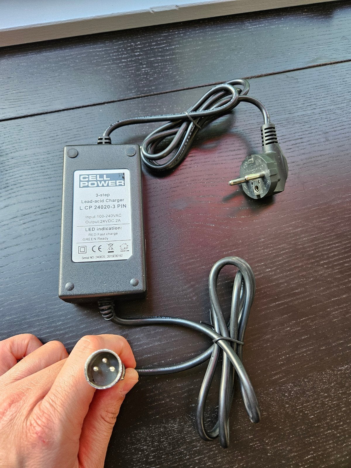 CELLPOWER 3-staps loodzuur acculader L CP 24020-3 PIN, Ophalen, Nieuw