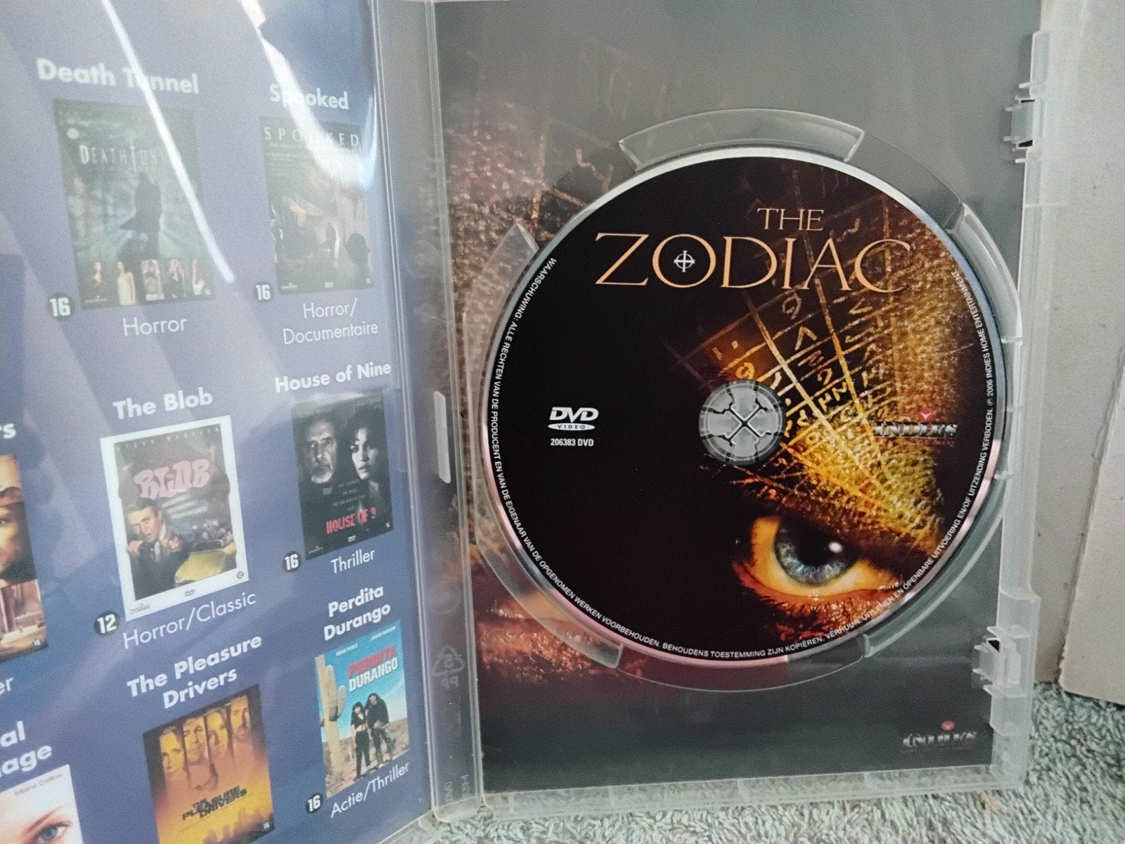 Zodiac, Vanaf 16 jaar, Ophalen of Verzenden, Zo goed als nieuw, Overige genres