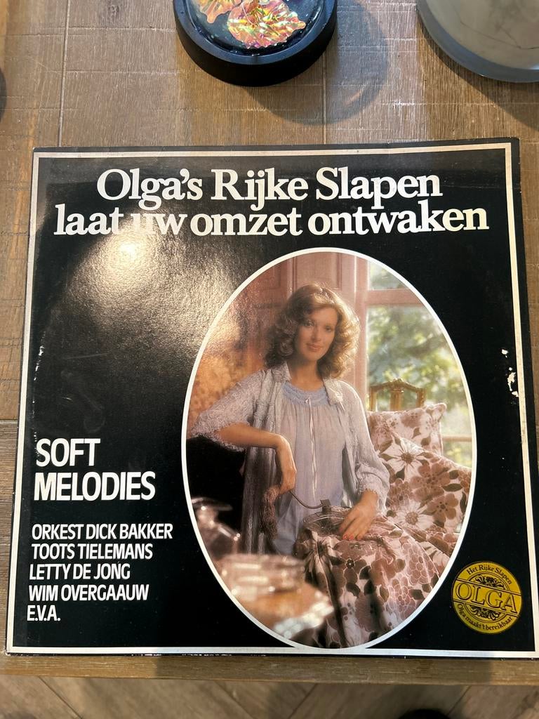 Olga's Rijke Slapen - Soft Melodies LP (Orkest Dick Bakker), Ophalen of Verzenden, Gebruikt, 12 inch